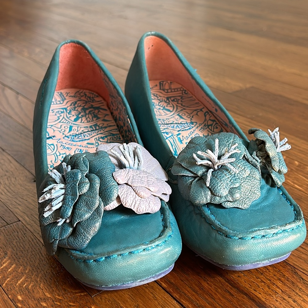 Macanna Italy Turquoise Blue Color Shoes Size 6.5 - Picture 9 of 16